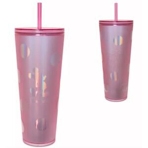Disney Parks x Starbucks Disneyland Piglet Pink Starbucks Tumbler with Straw